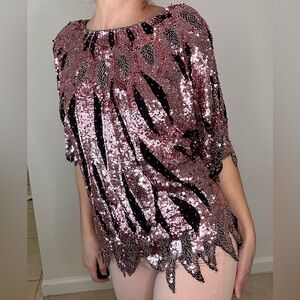 Vintage 80’s sequin top